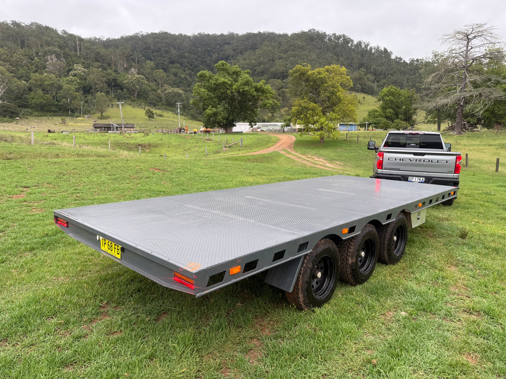 2026 CVHI Tri-axle Flat Top Trailer 4.5t ATM