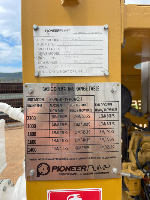 2013 Pioneer Pump PP44S8L71